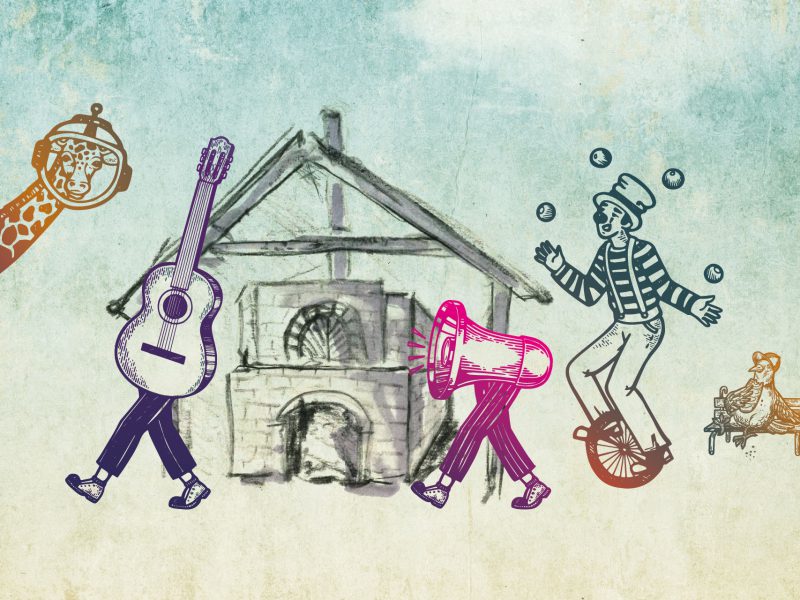 Kultur und Pizza in Päwesin